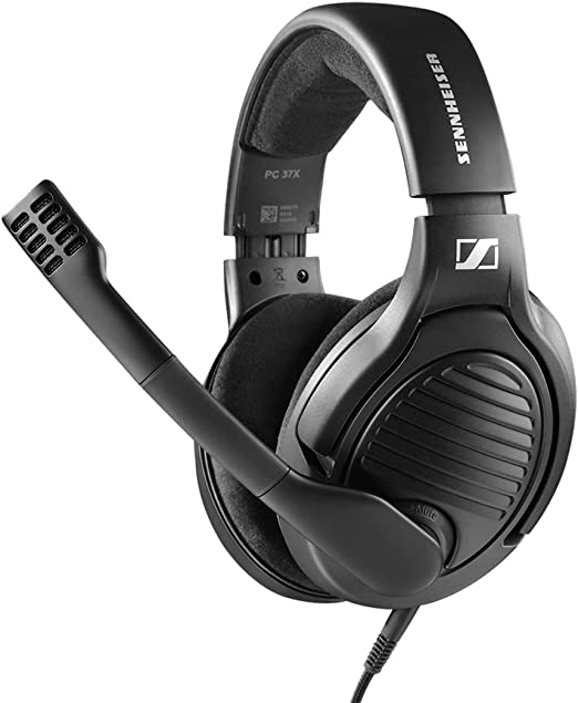 DROP Massdrop x Sennheiser PC37X spelheadset – brusreducerande mikrofon med Over-Ear-design
